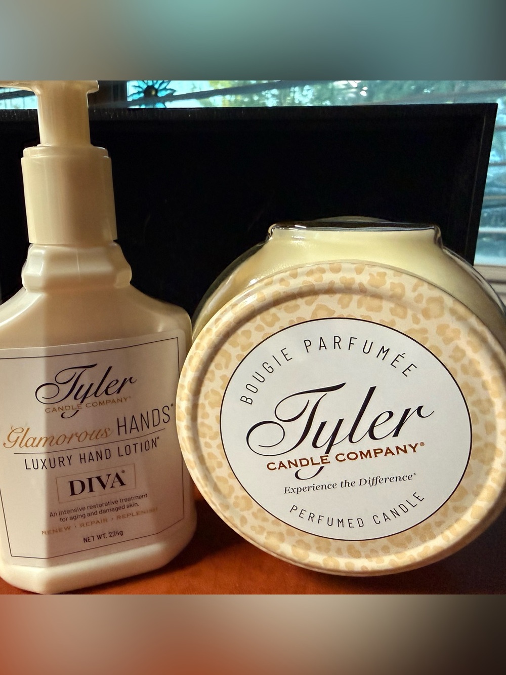 Tyler “Diva” Glamorous Hands Luxury Hand Lotion & Perfumed Candle - Cream